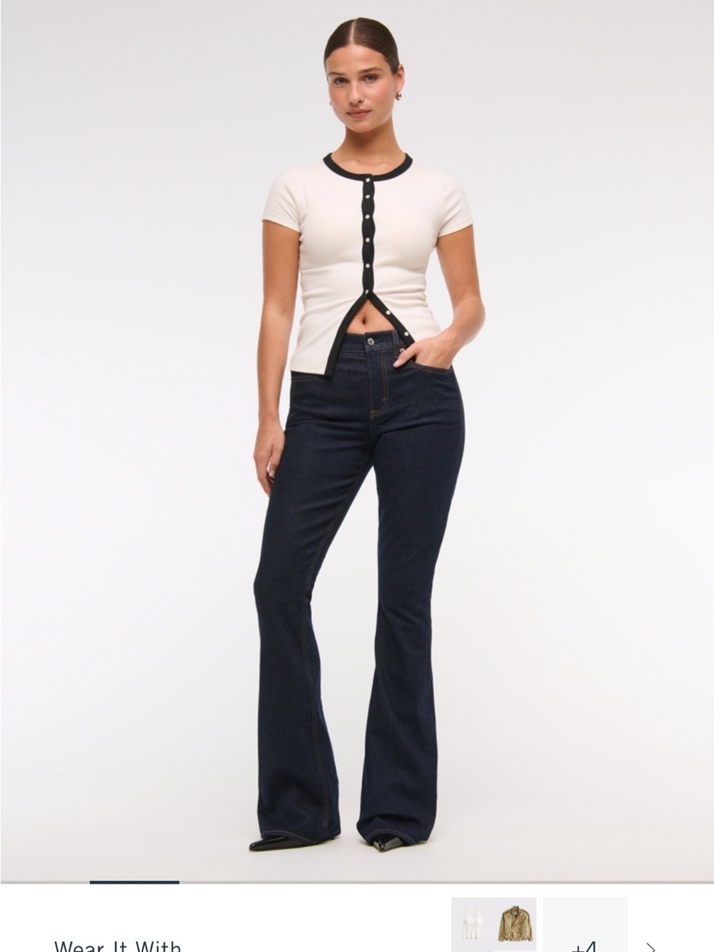 Abercrombie Curve Love Mid Rise Bootcut Jeans - sz 30
